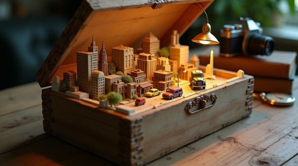 Révéler son talent : monter soi-même un diorama captivant